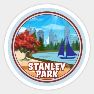 Stanley Park Vancouver Canada Sticker